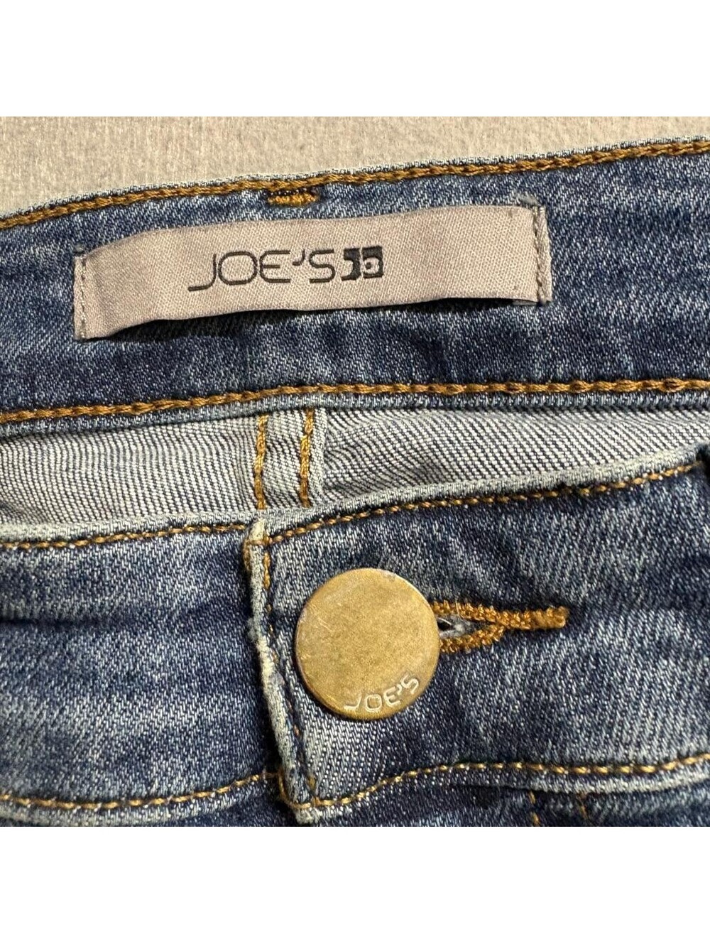 Joe's Jeans Skinny Ankle Distressed Blue Denim Jeans Womens Size 28 - Picture 2 of 11